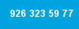 926 323 59 77 926 323 59 77